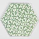 Carrelage hexagonal mat vert 15 x 15 cm - HE0811014