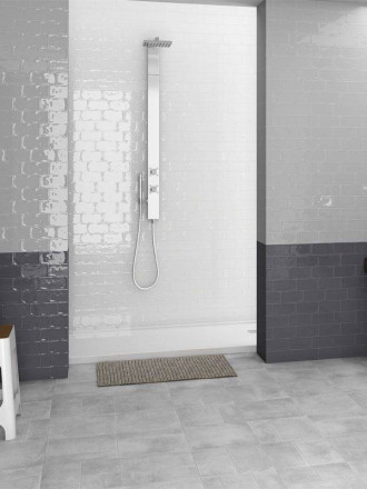 Carrelage uni martellé type artisanal - LU7404017