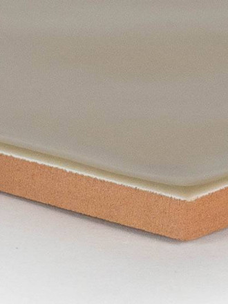 Carrelage 15 x 15 cm martelé beige à effet artisanal - LU7404052