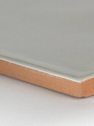 Carrelage 15 x 15 cm martelé gris à effet artisanal - LU7404053