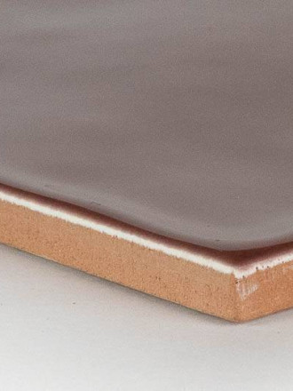 Carrelage 15 x 15 cm martelé bordeaux à effet artisanal - LU7404054