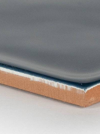 Gehämmerte Fliese 15 × 15 cm marineblau Handmade-Effekt - LU7404057