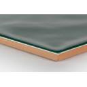 Carrelage 15 x 15 cm martelé vert à effet artisanal - LU7404058