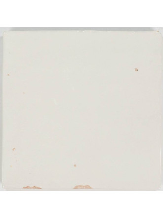 Zellij weiß glänzend handwerklicher Stil 12,5 × 12,5 cm - ZE5901002