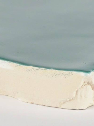 Zellige mural brillant turquoise aspect fait main ZE5901006