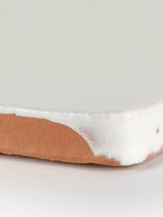 Carrelage blanc mat uni aspect artisanal 13x13cm - ZI0802001