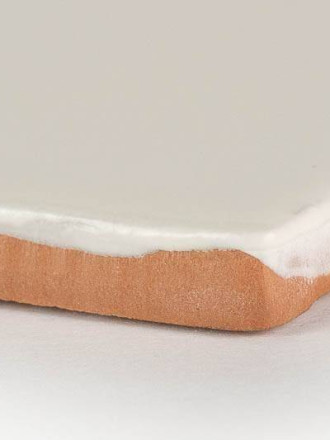 Carrelage blanc cassé mat aspect artisanal 13x13cm ZI0802002