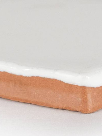 Retro-Fliese Wand glänzend weiss 7,5 × 15 cm - AN0802001