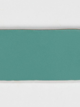 Faience murale style artisan 7,5 X 15 cm bleu vert - AN0802017