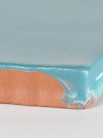 Faience murale de style "artisan" 7,5 X 15 cm bleu - AN0802021