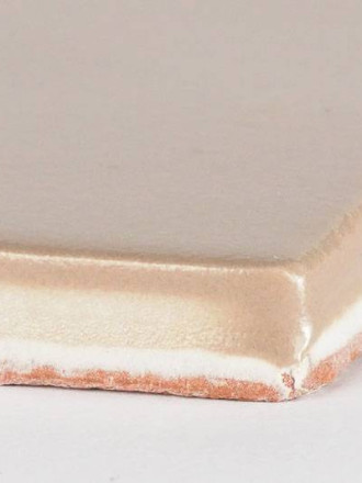 Faience murale de style "artisan" 7,5 X 15 cm moka - AN0802028