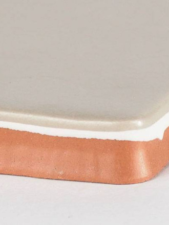 Faience murale de style "artisan" 7,5 X 15 cm taupe - AN0802029