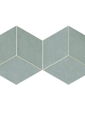 Carrelage losange tons turquoise pour intérieur et extérieur