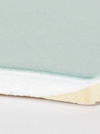 Carrelage en écaille faience de couleur bleu-vert - MO0811008