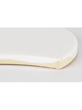 Carrelage en écaille faïence de couleur blanche - MO0811005