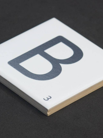 Carrelage mural 10x10 scrabble lettre B LE0804002