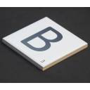 Carrelage scrabble lettre B 10 x 10 cm - LE0804002