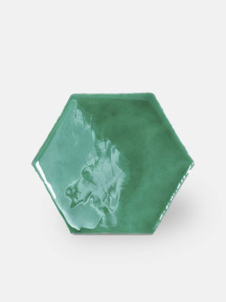 Carrelage hexagonal mural tomette artisanale - CE1406046