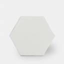 Carrelage hexagonal mat blanc 15 x 15 cm - HE0811001