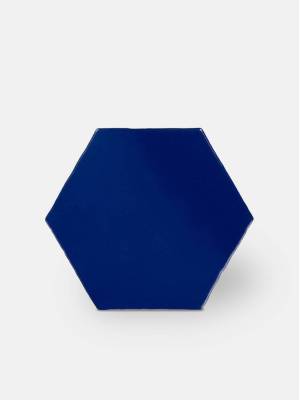 Carrelage hexagonal mat bleu 15 x 15 cm - HE0811004