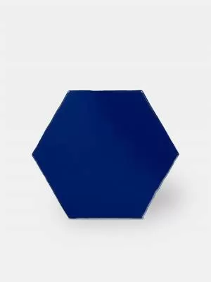 Carrelage hexagonal mat bleu 15 x 15 cm - HE0811004