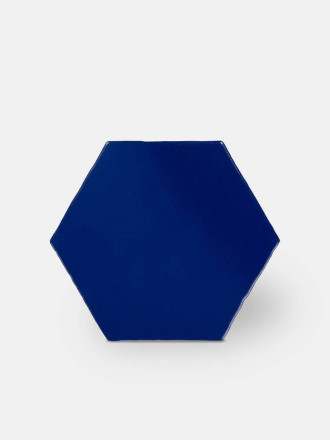 Carrelage hexagonal mat bleu 15 x 15 cm - HE0811004