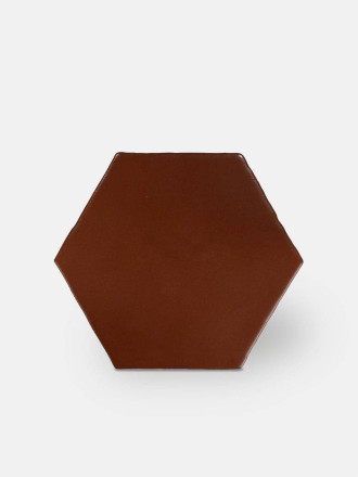 Carrelage hexagonal mat rouge 15 x 15 cm - HE0811005