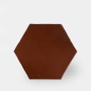 Carrelage hexagonal mat rouge 15 x 15 cm - HE0811005
