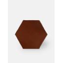 Carrelage hexagonal mat rouge 15 x 15 cm - HE0811005