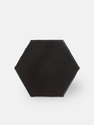 Carrelage hexagonal mat noir 15 x 15 cm - HE0811007