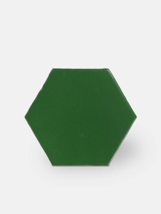 Carrelage hexagonal mat vert 15 x 15 cm - HE0811008