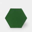 Carrelage hexagonal mat vert 15 x 15 cm - HE0811008