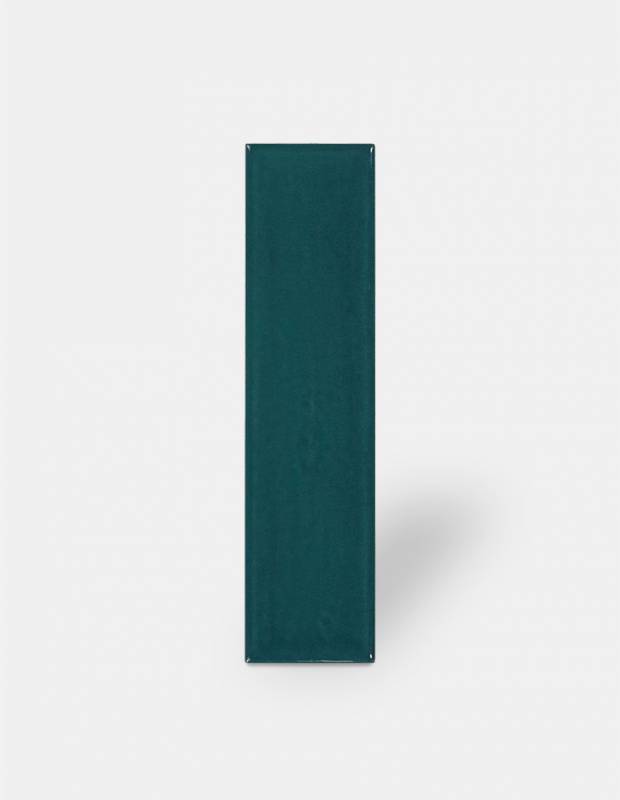 Zellige bleu marine rectangle de 7.5 x 30cm émail brillant - NA9505004