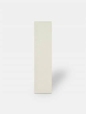 Zellij weiß - rechteckig 7,5 × 30 cm - glänzende Emaille - NA9505002
