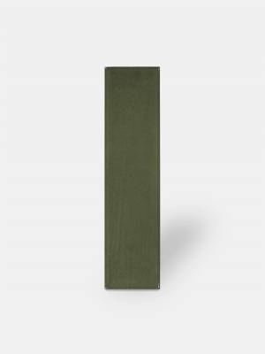 Zellige vert olive - rectangulaire 7.5x30cm - émail brillant - NA9505001