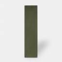 Zellige vert olive - rectangulaire 7.5x30cm - émail brillant - NA9505001