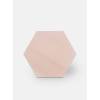 Sechskantfliese rosa aus 10 mm dickem Feinsteinzeug - ME9507020
