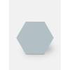Sechskantfliese einfarbig blau aus 10 mm dickem Feinsteinzeug - ME9507017