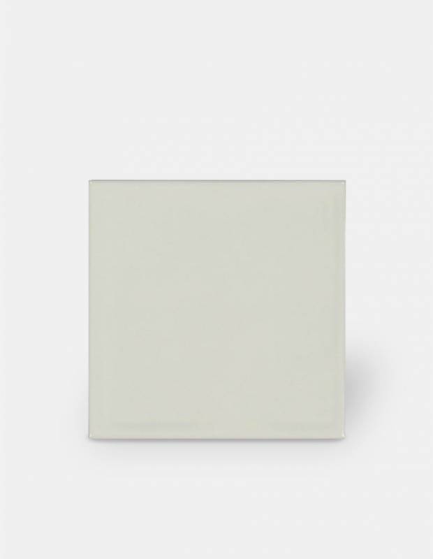 Gehämmerte Fliese 15 × 15 cm weiß Handmade-Effekt - LU7404051