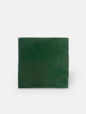 Wandfliese antik glänzend grün 10 × 10 cm - PR0809026