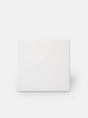 Scrabble-Fliese mattweiß 10 × 10 cm - LE0804027
