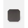 Achteckige Fliese matt schwarz 20 x 20 cm - VO0606010