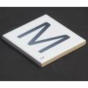 Carrelage scrabble lettre M 10 x 10 cm - LE0804013