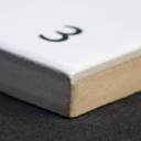 Scrabble-Fliese Buchstabe M 10 × 10 cm - LE0804013