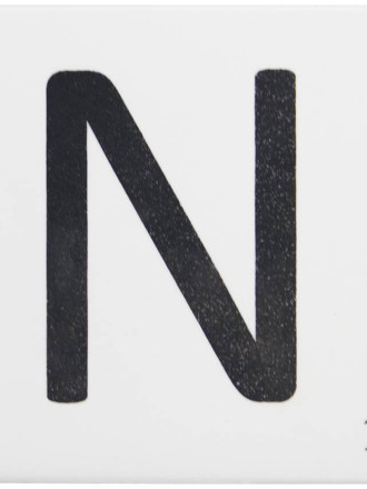 Carrelage mural 10x10 scrabble lettre N LE0804014