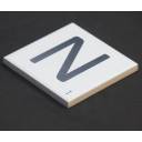 Carrelage scrabble lettre N 10 x 10 cm - LE0804014