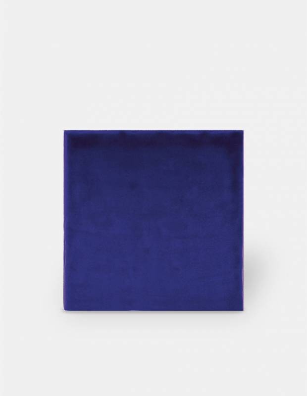 Wandfliese blau handgearbeiteter Stil 15 × 15 cm - TR3504002