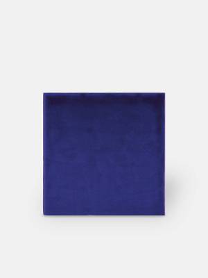 Faïence murale bleue style artisanal 15x15 cm - TR3504002