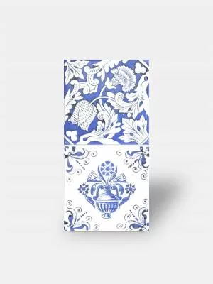 Wandfliese Dekor handgearbeiteter Stil 15 × 15 cm - OP3503002