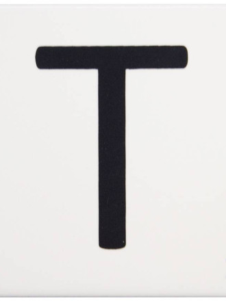 Scrabble-Fliese Buchstabe T 10 × 10 cm - LE0804020